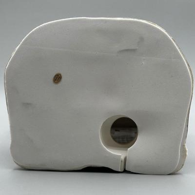 LOT 100B: Vintage Disney Main St Diner Christmas Village Ceramic House w/ Figurines