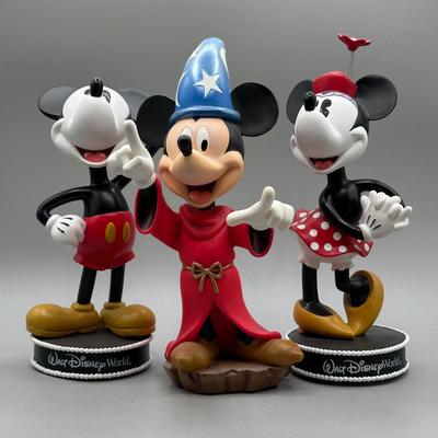 LOT 104B: Mickey Mouse Sorcerer’s Apprentice Bobble Head & More Disney Bobble Heads