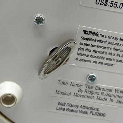 LOT 105B: Disney's Mickey & Minnie Mouse Musical Carousel Snow Globe