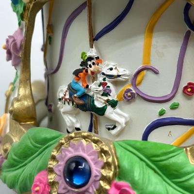 LOT 105B: Disney's Mickey & Minnie Mouse Musical Carousel Snow Globe