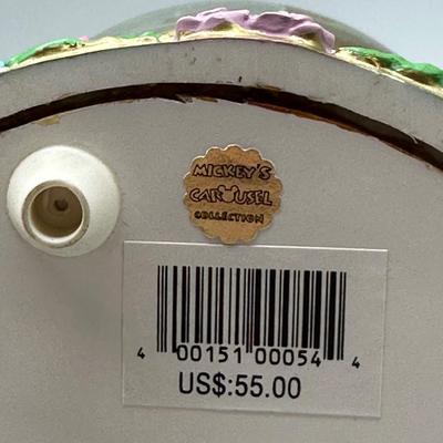 LOT 105B: Disney's Mickey & Minnie Mouse Musical Carousel Snow Globe