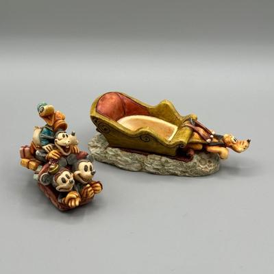 LOT 106B: Tribute to Firefighters Figurine by Charles Boyer & Harmony Kingdom Trinket Boxes