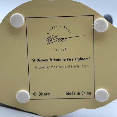 LOT 106B: Tribute to Firefighters Figurine by Charles Boyer & Harmony Kingdom Trinket Boxes