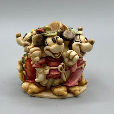 LOT 106B: Tribute to Firefighters Figurine by Charles Boyer & Harmony Kingdom Trinket Boxes