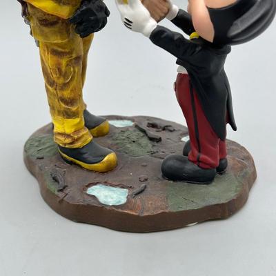 LOT 106B: Tribute to Firefighters Figurine by Charles Boyer & Harmony Kingdom Trinket Boxes