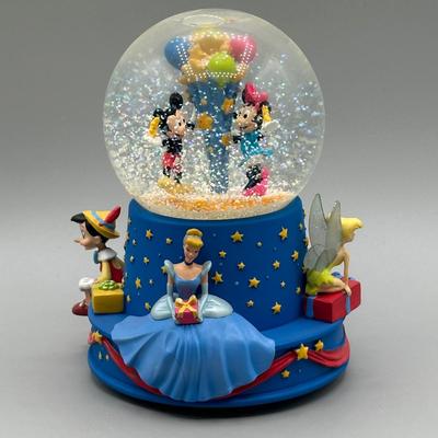 LOT 107B: Disney Snow Globes! Silver Screen Debut, 2000 Millennium & 100th Birthday