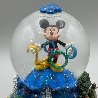 LOT 107B: Disney Snow Globes! Silver Screen Debut, 2000 Millennium & 100th Birthday