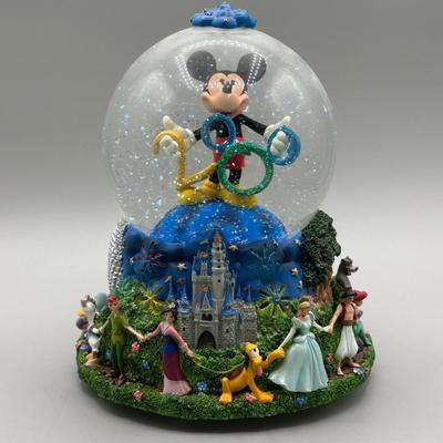 LOT 107B: Disney Snow Globes! Silver Screen Debut, 2000 Millennium & 100th Birthday