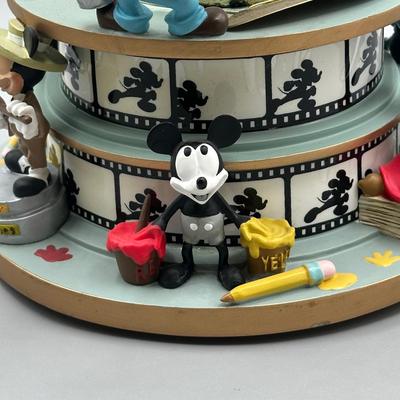 LOT 109B: Mickey Mouse Timeline & Over The Years Musical Snow Globes