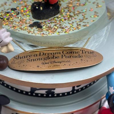 LOT 109B: Mickey Mouse Timeline & Over The Years Musical Snow Globes
