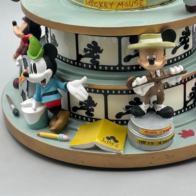 LOT 109B: Mickey Mouse Timeline & Over The Years Musical Snow Globes