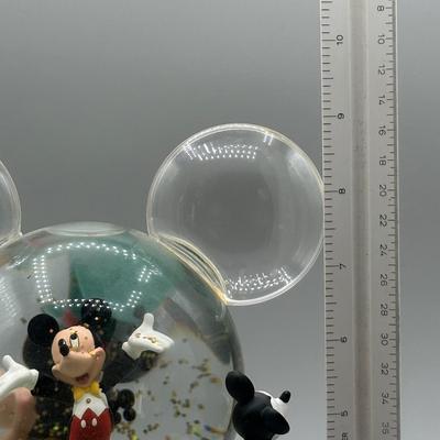 LOT 109B: Mickey Mouse Timeline & Over The Years Musical Snow Globes