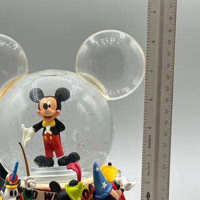LOT 109B: Mickey Mouse Timeline & Over The Years Musical Snow Globes