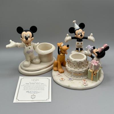 LOT 110B: Lenox Mickey’s Grand Evening & Happy Birthday Mickey Votives