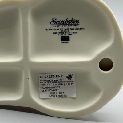 LOT 112B: Minnie Mouse x Snow Babies Department 56 Decor