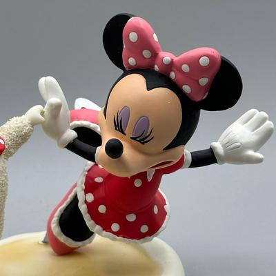 LOT 112B: Minnie Mouse x Snow Babies Department 56 Decor