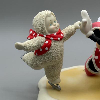 LOT 112B: Minnie Mouse x Snow Babies Department 56 Decor