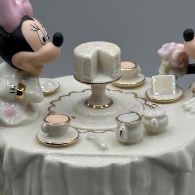 LOT 113B: Lenox Mickey & Minnie’s Afternoon Picnic Bowl/Mickey & Minnie Teapot