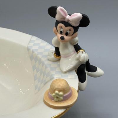 LOT 113B: Lenox Mickey & Minnie’s Afternoon Picnic Bowl/Mickey & Minnie Teapot