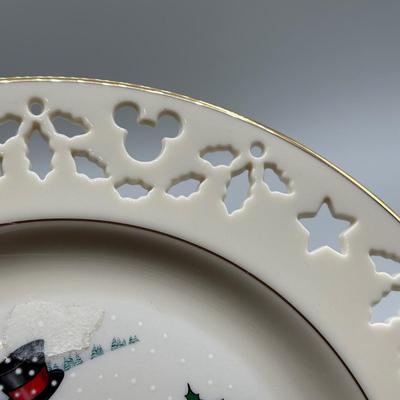 LOT 114B: Lenox Animated Classics Candlesticks & Lenox Limited Addition Mickey Mouse Decorative Plates