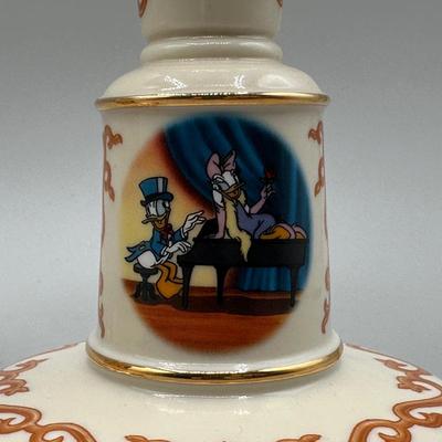 LOT 114B: Lenox Animated Classics Candlesticks & Lenox Limited Addition Mickey Mouse Decorative Plates