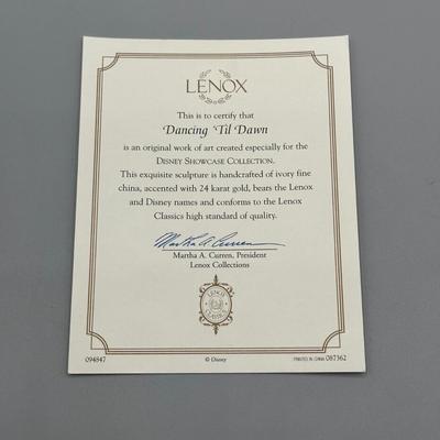 LOT 116B: Lenox Dancing til Dawn & Mickey and Minnie’s Magical Dance