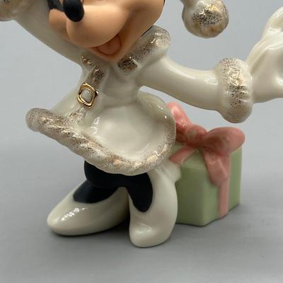 LOT 117B: Lenox x Disney Figures - Minnie’s Christmas Wish, Christmas with Mickey & More