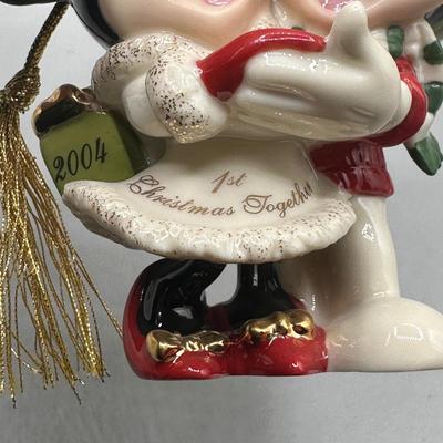 LOT 117B: Lenox x Disney Figures - Minnie’s Christmas Wish, Christmas with Mickey & More