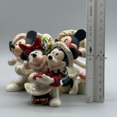 LOT 117B: Lenox x Disney Figures - Minnie’s Christmas Wish, Christmas with Mickey & More