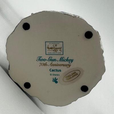 LOT 118B: Two Gun Mickey Quick Draw Cowboy & Cutest lil Cowgirl Porcelain Figurines