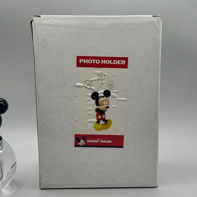LOT 121B: Vintage Mickey Mouse Photo Holder, Shakers & Mug