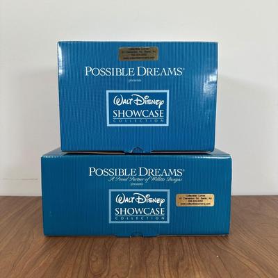 LOT 122B: Walt Disney Showcase Collection - Mickey & Minnie’s Sweet Treats & Mickey Santa & Pluto Deer in Box