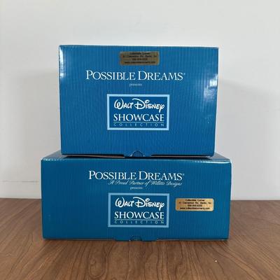 LOT 122B: Walt Disney Showcase Collection - Mickey & Minnie’s Sweet Treats & Mickey Santa & Pluto Deer in Box