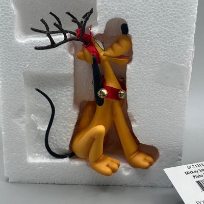 LOT 122B: Walt Disney Showcase Collection - Mickey & Minnie’s Sweet Treats & Mickey Santa & Pluto Deer in Box