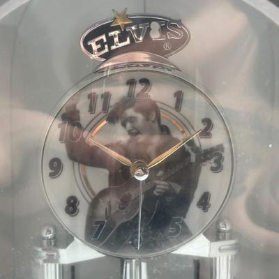 LOT 123B: Radio City Christmas Spectacular Snow Globe & Elvis Anniversary Clock