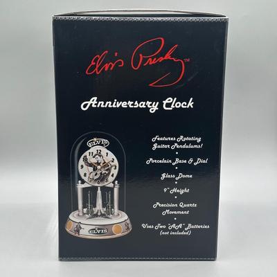 LOT 123B: Radio City Christmas Spectacular Snow Globe & Elvis Anniversary Clock