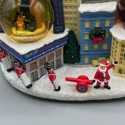 LOT 123B: Radio City Christmas Spectacular Snow Globe & Elvis Anniversary Clock