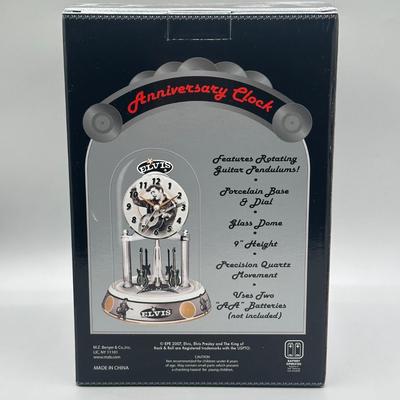 LOT 123B: Radio City Christmas Spectacular Snow Globe & Elvis Anniversary Clock