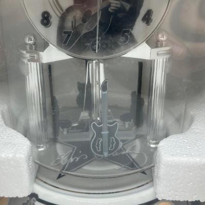 LOT 123B: Radio City Christmas Spectacular Snow Globe & Elvis Anniversary Clock