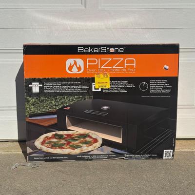 LOT 125B: BakerStone Pizza Oven Box New in Box