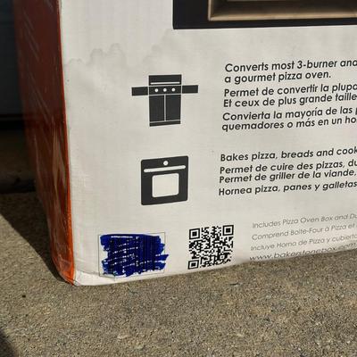 LOT 125B: BakerStone Pizza Oven Box New in Box