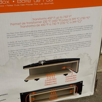 LOT 125B: BakerStone Pizza Oven Box New in Box