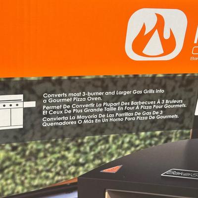 LOT 125B: BakerStone Pizza Oven Box New in Box