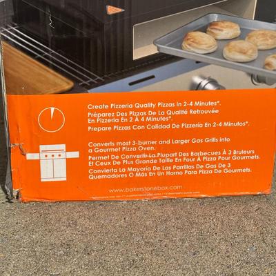 LOT 125B: BakerStone Pizza Oven Box New in Box