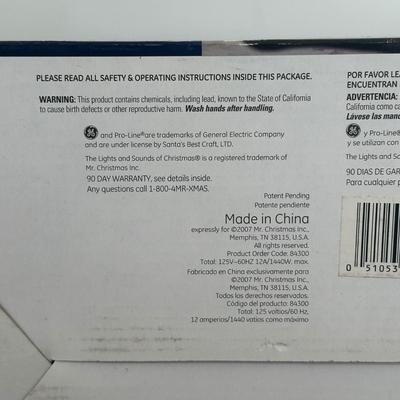 LOT 126B: General Electric The Lights & Sounds Of Christmas NIB
