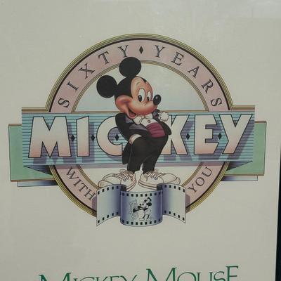LOT 127B: Mickey Mouse 60th Anniversary Poster Print