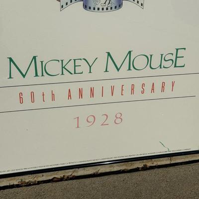 LOT 127B: Mickey Mouse 60th Anniversary Poster Print