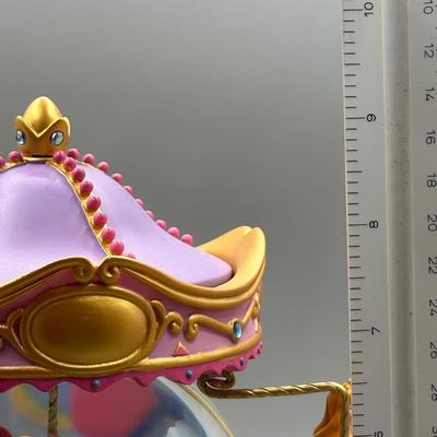 LOT 130B: Disney Multi Princess Carousel Musical Snow Globe