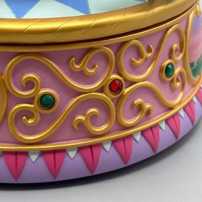 LOT 130B: Disney Multi Princess Carousel Musical Snow Globe