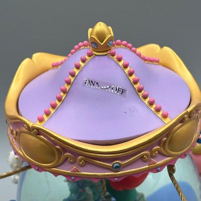 LOT 130B: Disney Multi Princess Carousel Musical Snow Globe